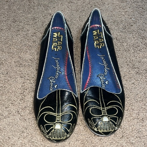 Irregular Choice Star Wars Darth Vader I Am Your Father Flat Loafer Black 8.5 - Picture 4 of 10